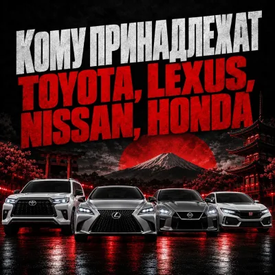 Японские марки автомобилей: кому принадлежат Toyota, Lexus, Nissan, Honda и другие бренды