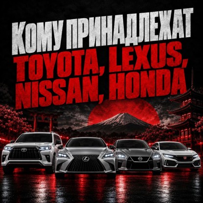 Японские марки автомобилей: кому принадлежат Toyota, Lexus, Nissan, Honda и другие бренды